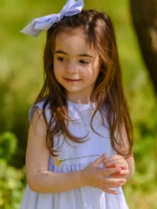 Vestido Riscas Azuis - 4 Vestido Riscas Azuis - 4