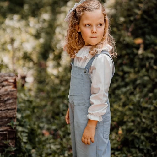 Jardineiras bomb azul menina - 1