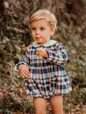 Fofo Xadrez Azul Menino - 5