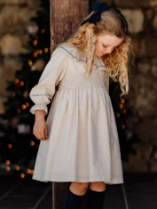 Vestido Aletria Bege - 2