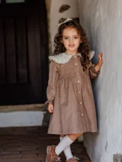 Vestido Canela Bombazine Castanha - 4